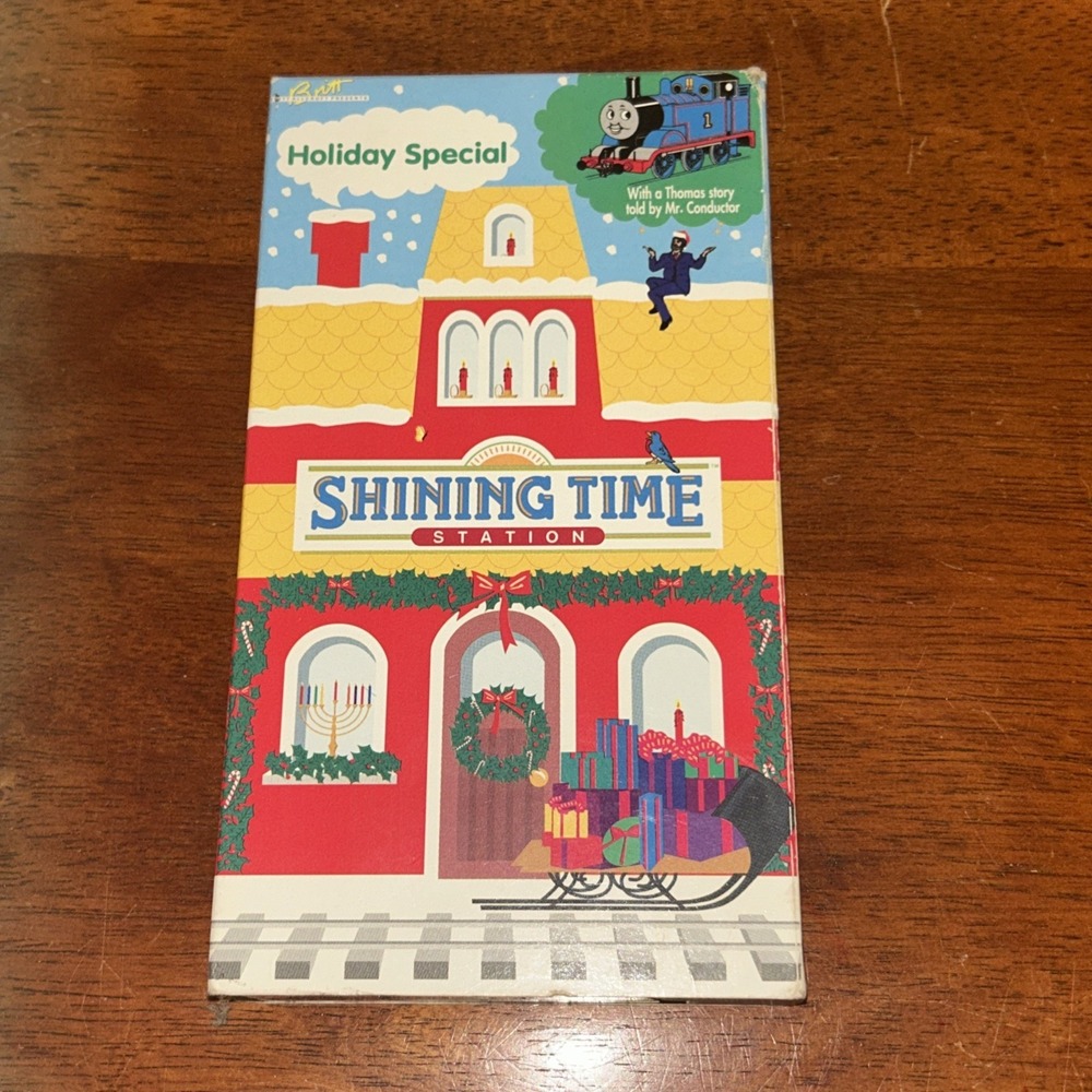 Shining Time Station Holiday Special Vol. 1 VHS Tape Ringo Starr Christmas RARE